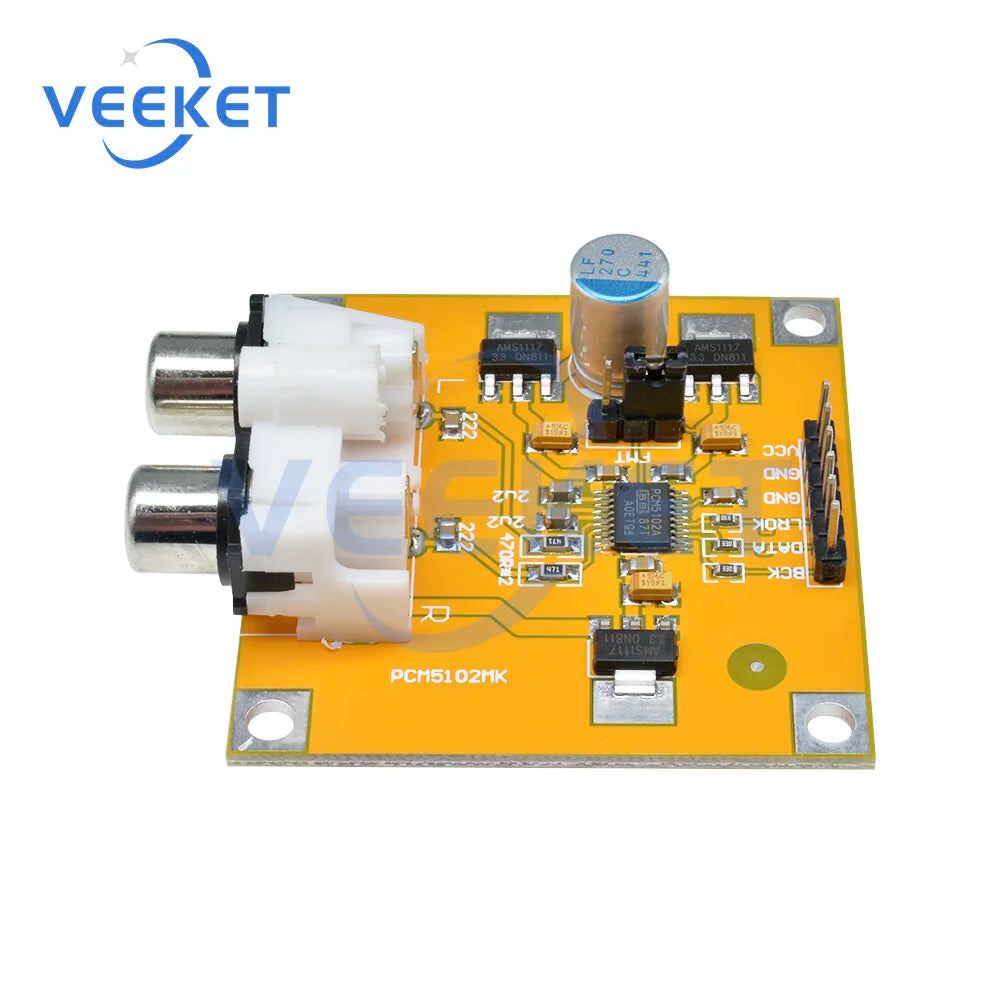PCM5102 DAC Decoder I2S Player Assembled Module 32Bit 384K Beyond ES9023 PCM1794 Decoder Board Support for I2S /left-justified