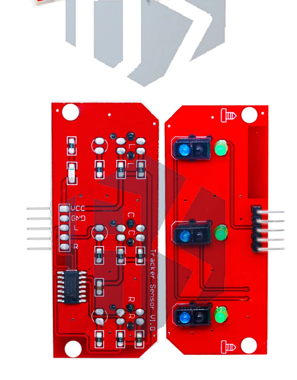 TCRT5000 3/5-Channel Photoelectric IR Detector Module: for Arduino-Compatible for Line Tracking & Obstacle Avoidance