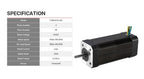 Nema17 105W BLDC Motor 42mm 3-Phase 4000Rpm 24VDC Square Brushless Motor with Hall-Sensor For 3D Printer