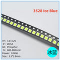 2000Pcs 3528 SMD LED Red Blue Green White Yellow Pink UV RGB LED Lamp Beads Size 1210 Light-emitting Diode High Bright Quality