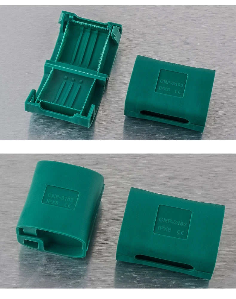 JINH IP68 Mini Gel Wire Connector Junction Box Waterproof 2 3 5 Ports Outdoor Easy Universal Wiring Rainproof Terminal Blocks
