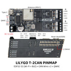 LILYGO T2CAN ESP32S3 WiFi Bluetooth CAN Module Development Board with QWIIC