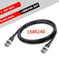 1PC Connector SMA to BNC RF Coaxial  LMR240 Cable 50 Ohm RP SMA Male SMA Female to N Male Connector For Antenna Extension Cable