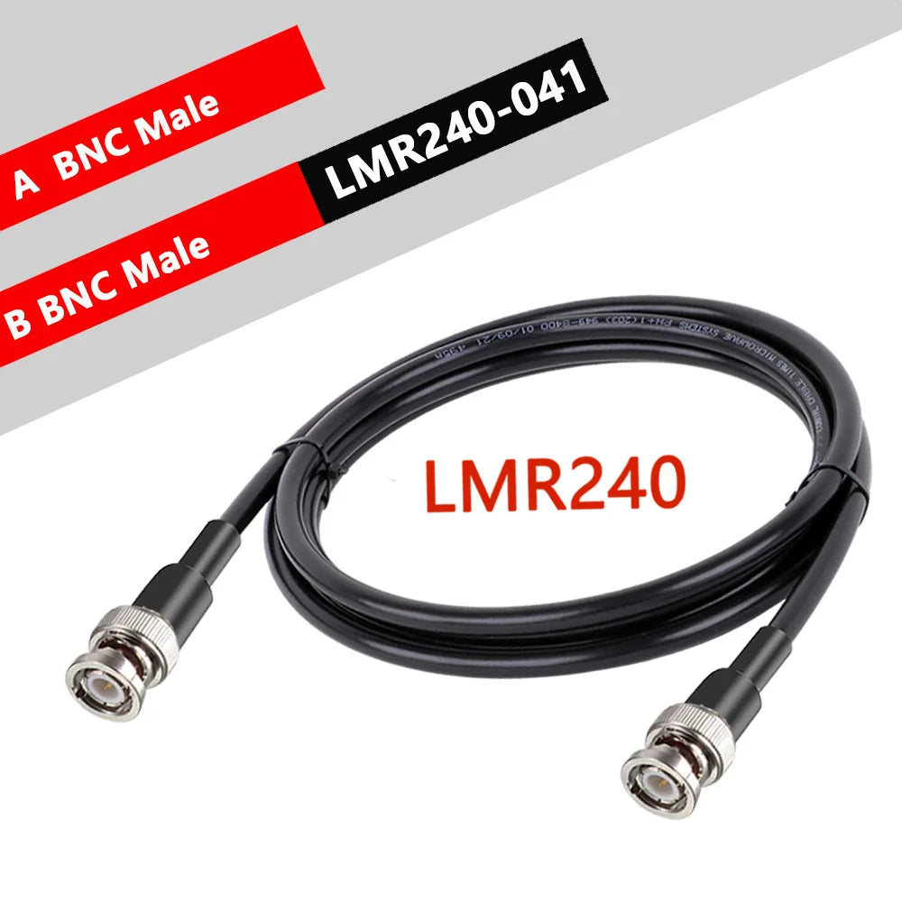 1PC Connector SMA to BNC RF Coaxial  LMR240 Cable 50 Ohm RP SMA Male SMA Female to N Male Connector For Antenna Extension Cable
