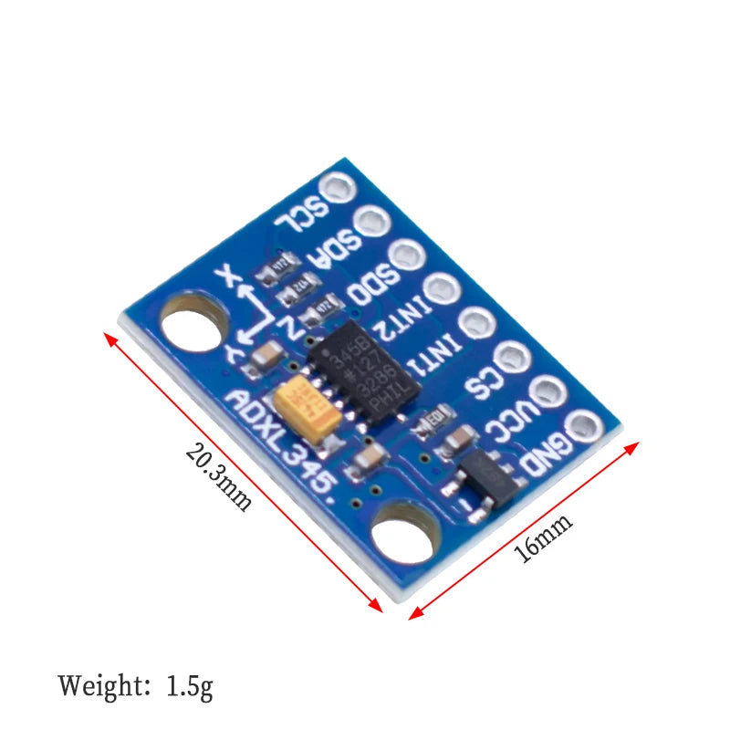 LIZAO GY-291 ADXL345 Tilt Angle Accelerometer Module IIC/SPI Communication For Arduino DIY