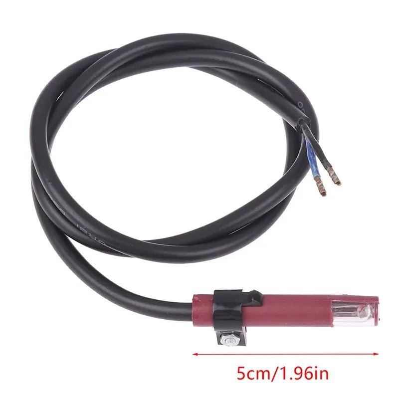 5cm QRB1 Flame Detector Photosensitive Electric Eye Burner Detection Photoresistor Red QRB1 Photocell For Burner Waste Oil