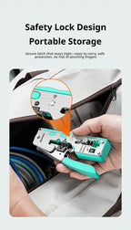 SAMZHE RJ45 Crimp Tool Crimper Cutter for Cat5e/6/7/8 8P 6P Modular Connector Ethernet All-in-one Wire Tool ﻿Ethernet Modular