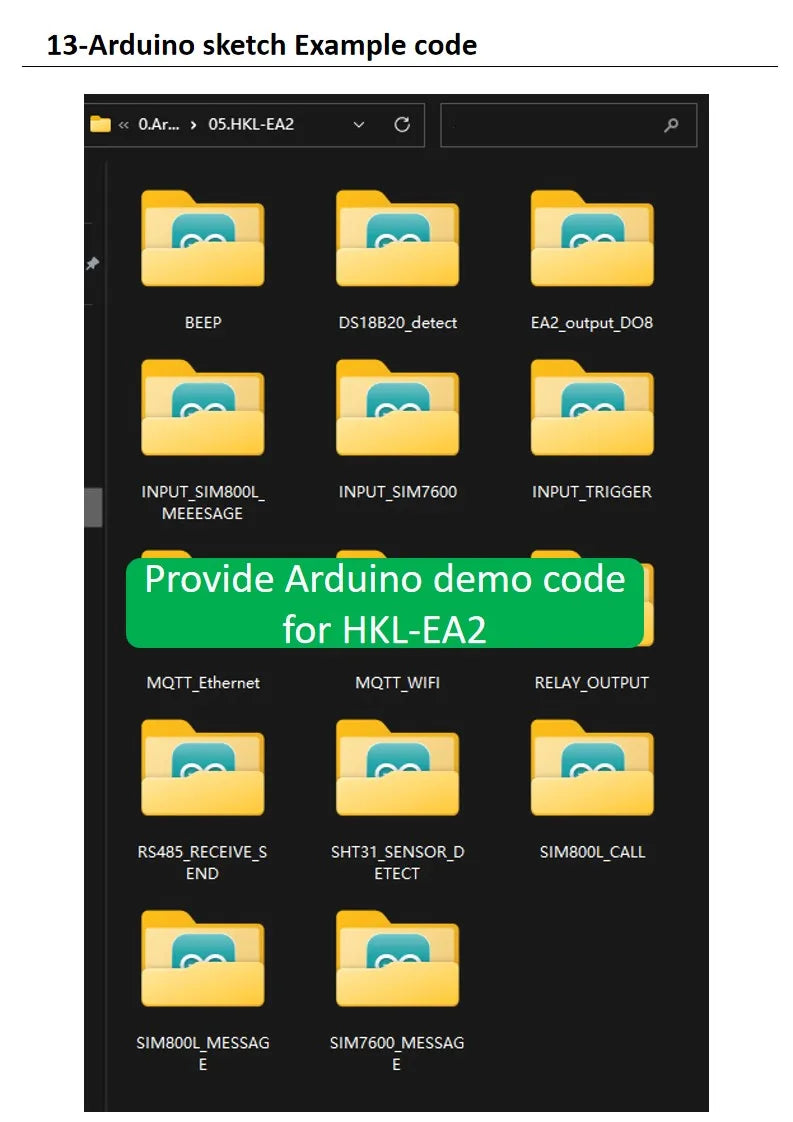 HKL-EA2 Bulk Wholesale Pricing SIM7600 4G Module RS485 DS18B20 Detection Beeping Alarm 2 NPN Input 2 Relay Output IIC Expansion