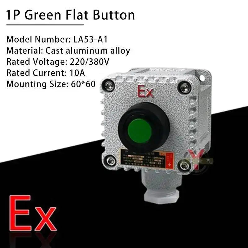 LA53 Waterproof Explosion-proof Ex Control Button Box Indicator Light Emergency Stop BZA8050 Anti-corrosion Master Switch Box