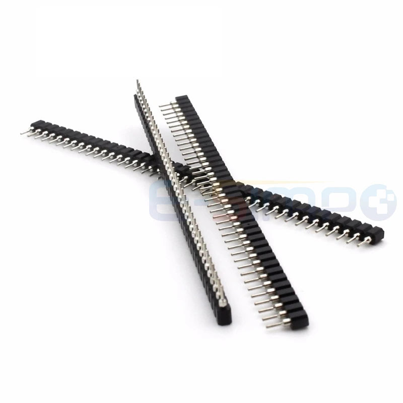 10-100PCS 2.54mm PH3 1*40P Round Hole Female Header Tin Single Row 40P 0.1" Breakable Stackable PCB IC Crystal Socket Connector