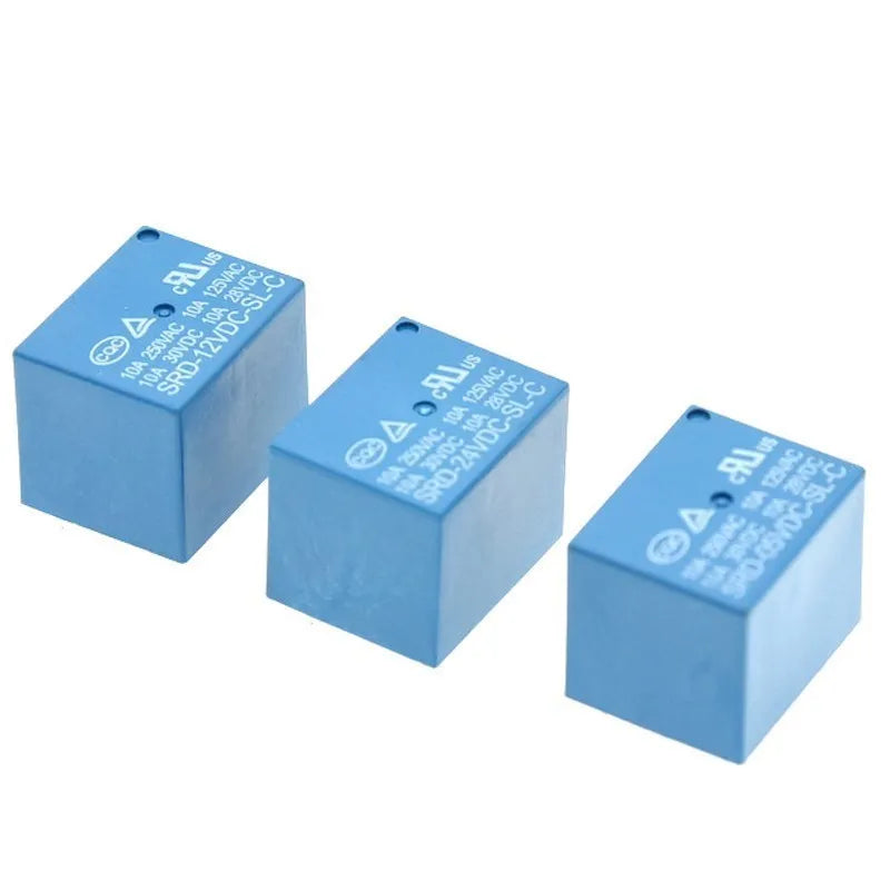5/10/20/50PCS Relays SRD-05VDC-SL-CSRD-24VDC-SL-C SRD-12VDC-SL-C 3V 5V 6V 9V 12V 24V 48V 10A 250VAC 5PIN