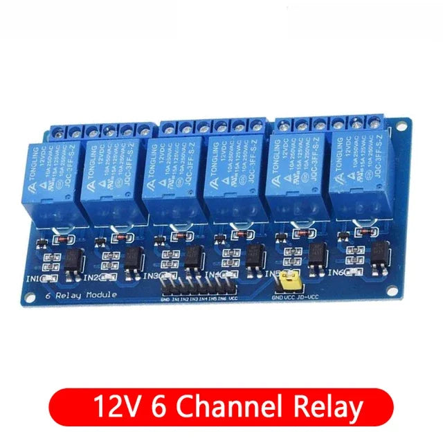 5v 12v 1 2 4 6 8 way relay module for arduino 1 2 4 6 8 channel relay module with optocoupler Relay Output In stock