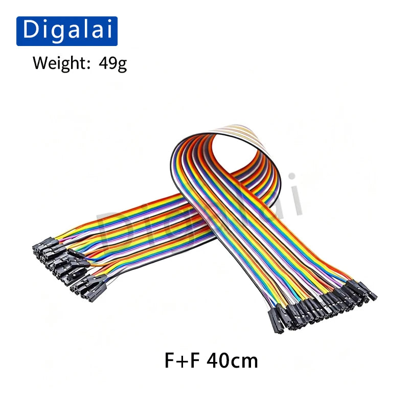 Dupont Wire Jumper Cable M+M F+F M+F 10CM 15CM 20CM 30CM 40CM Breadboard Connecting Wire For Arduino DIY Project