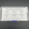 60PCS/kit LDR Photo Light Sensitive Resistor Photoelectric Photoresistor 5528 GL5528 5537 5506 5516 5539 5549 For Arduino
