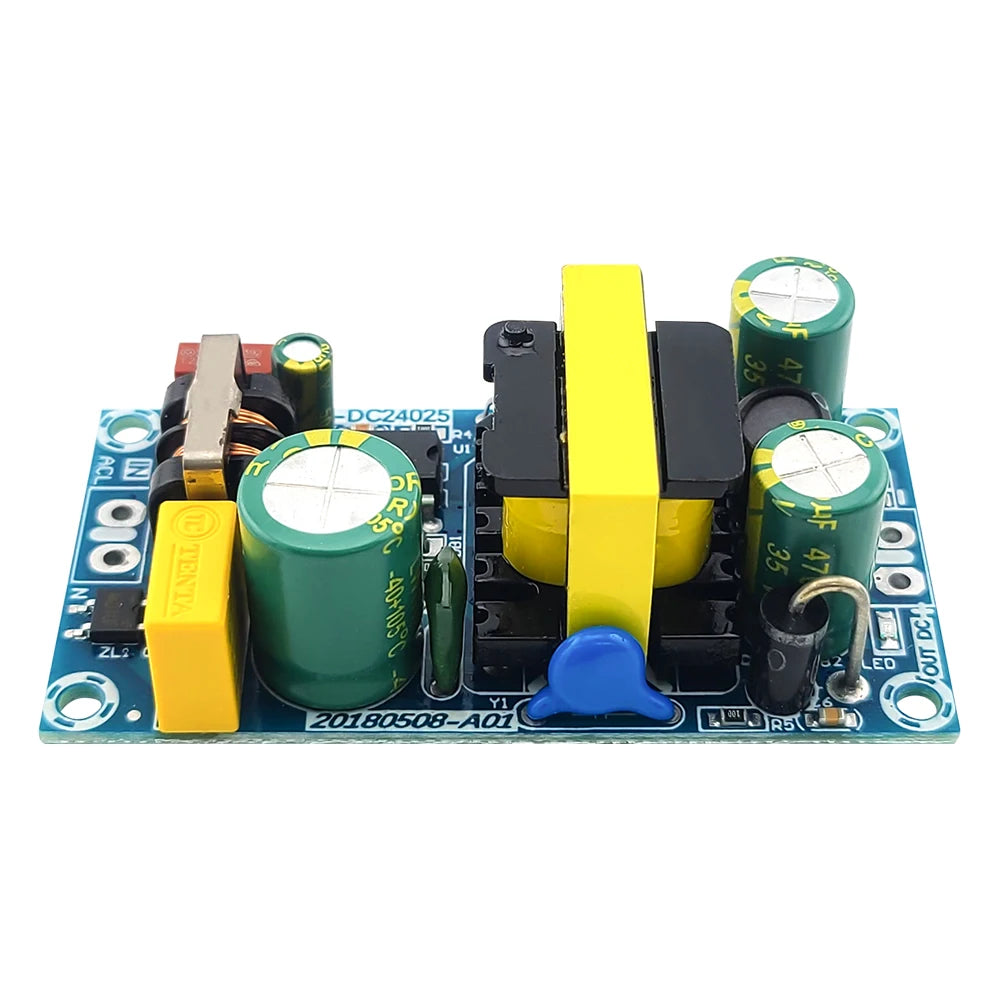 AC-DC 12V2A 24V1A Switching Power Supply Module 50Hz-60HX AC100-265V Input High Efficiency Isolated Power 24W DC 12V 2A