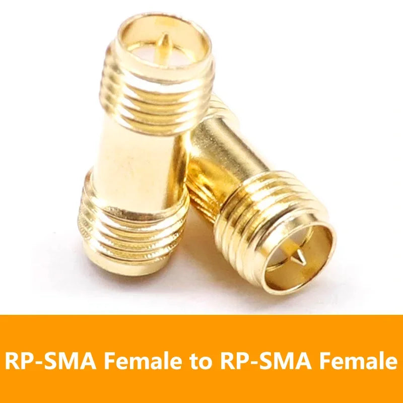 5/20PCS SMA Coupler Adapter SMA Female To RP-SMA Female RF Connector Converter Antenna Radio Male To Female