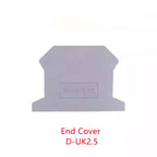 10Pcs UK2.5 DIN Rail Terminal Block Universal Screw Connection 2.5B Strip Connector for 2.5mm² Cable Electrical Wire