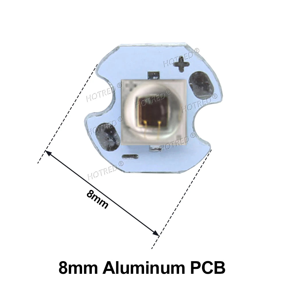 1W 3W High Power 3535 LED Chip IR 1000nm 1050nm1200nm1300nm 1500nm 1600nm Infrared FarRed Diode Lamp for DIY Night Vision Camera