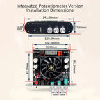XY-T6001P Mono 600W Amplifier Board TPA3255 DC 19-51V TWS True Wireless Bluetooth 5.0 AUX USB APP Control for Car Home Audio DIY