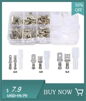 10 set/lot SM 2.54mm 2 Pin Female and Male Housing Splice Terminals Jack Connector AWG 28-22 SM-2P SM-2R JST Wire Adapter Blocks
