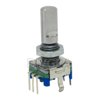 10PCS Half / Plum Axis Rotary Encoder, Handle Length 5Sets 15mm 20mm Code Switch/ EC11/ Digital Potentiometer With 13/15*17 Cap