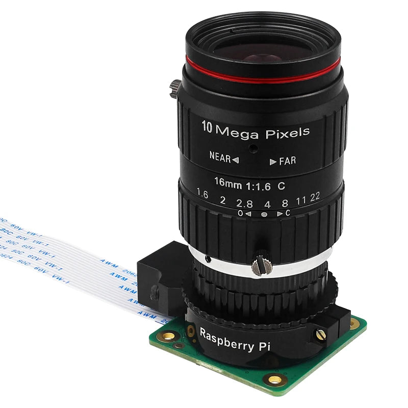 12.3 MP Raspberry Pi High Quality Camera with Sony IMX477 Sensor Optional 6mm CS 16mm C-mount 8-50mm Lens for Pi 4B 3B Zero 2 W