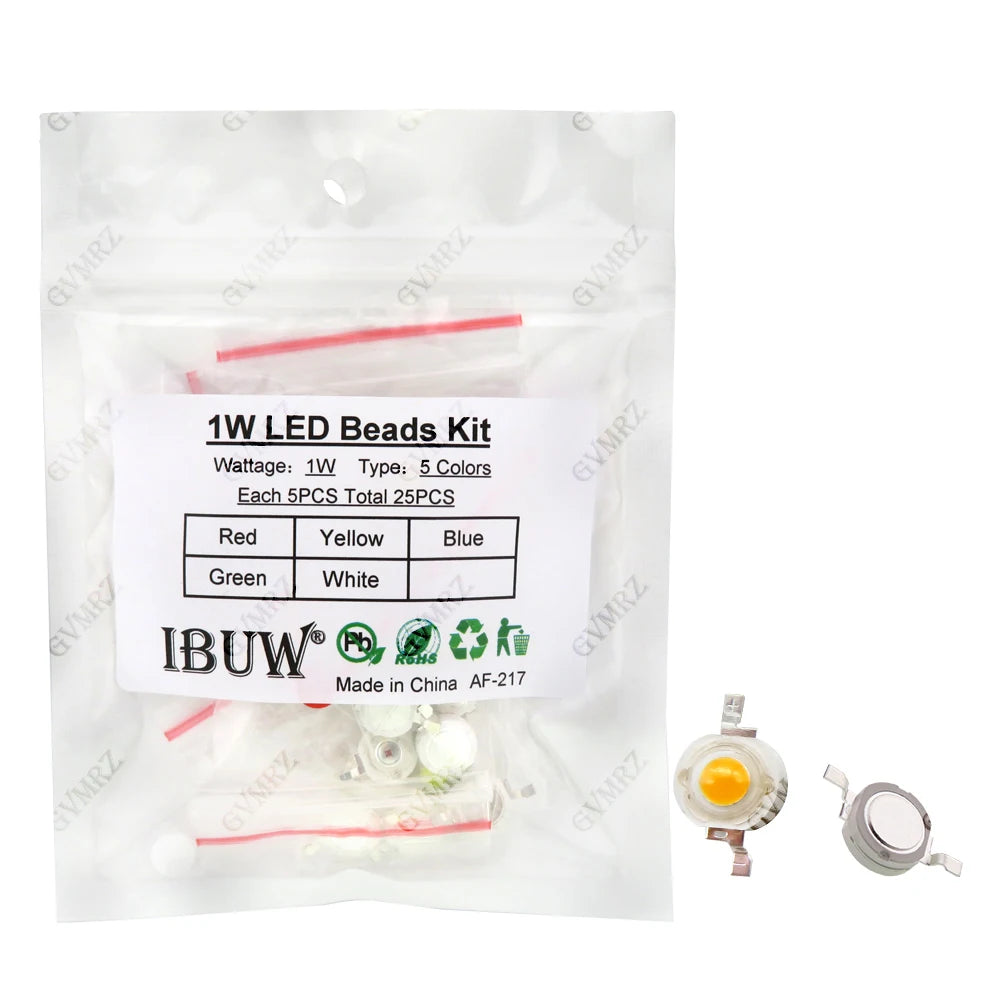 100pcs Green Blue White 5colors Each 20pcs 5730 5050 3528 1210 1206 0805 0603 0402 SMD LED Diode Kit Red  Yellow