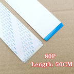 1-10pcs 80Pin AWM 20706 105C 60V VW-1 FFC Ribbon Cable 80Pin 50CM Logic Board Cable LCD Screen Cable For Samsung Sony TCL LCD TV