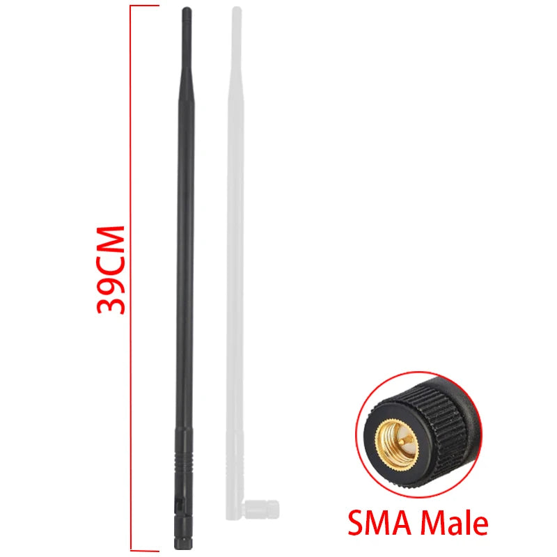 2.4/5.8G WIFI Antenna, High-Gain Router RP SMA, External Signal Enhancement Receiving Bluetooth Antenna