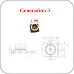 10Pcs/lot 1/3/4/5 Generation Antenna Seat U.FL-R-SMT RF Coaxial Contor SMD SMT Solder PCB Antenna Socket Jack