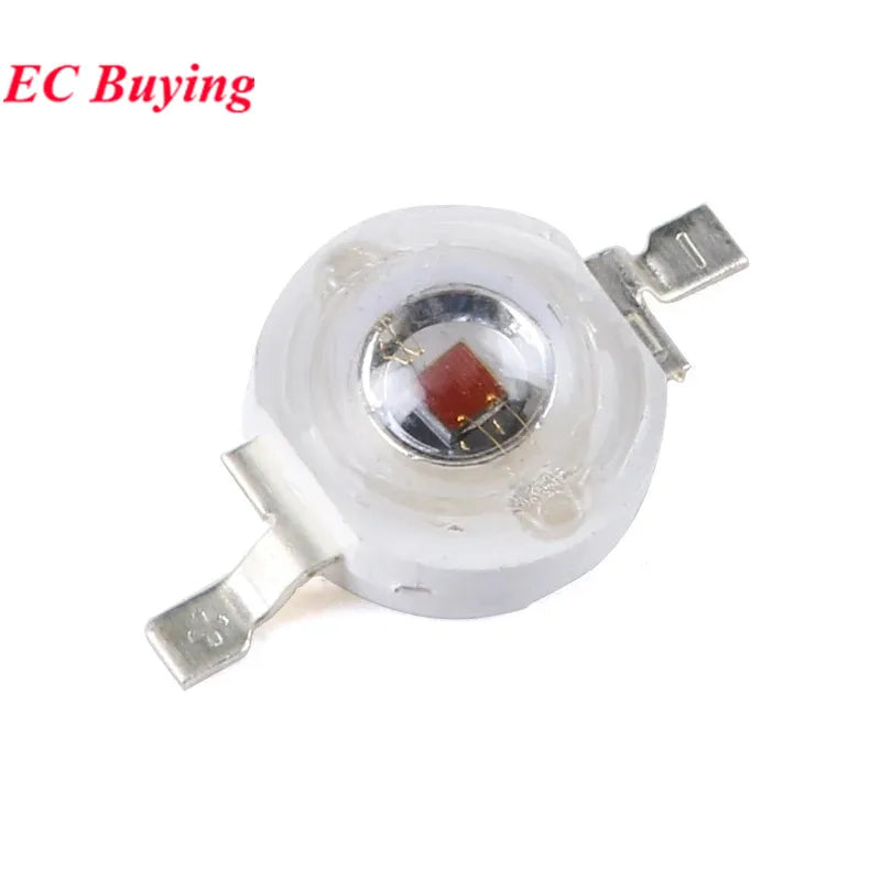 2-10Pcs 3W 5W 850nm 940nm 60 120 degree High Power Infrared LED Emitter CCTV Camera IR Emission Tube Diode for Security Black