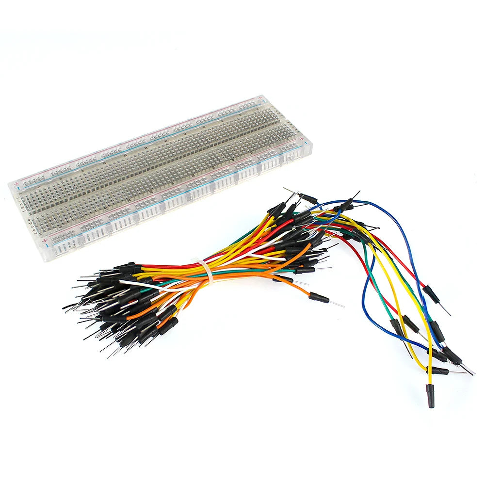 Breadboard Jumper Wire Kit MB102 Breadboard 830 Point Solderless Pcb Test Develop Bread Board Jumper Cable Electronics Diy Kits