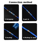 50-500Pcs Waterproof Heat Shrink Tube Solder Insulated Butt Splice Connectors Set for Electrical Wire Terminals - Electric Splic