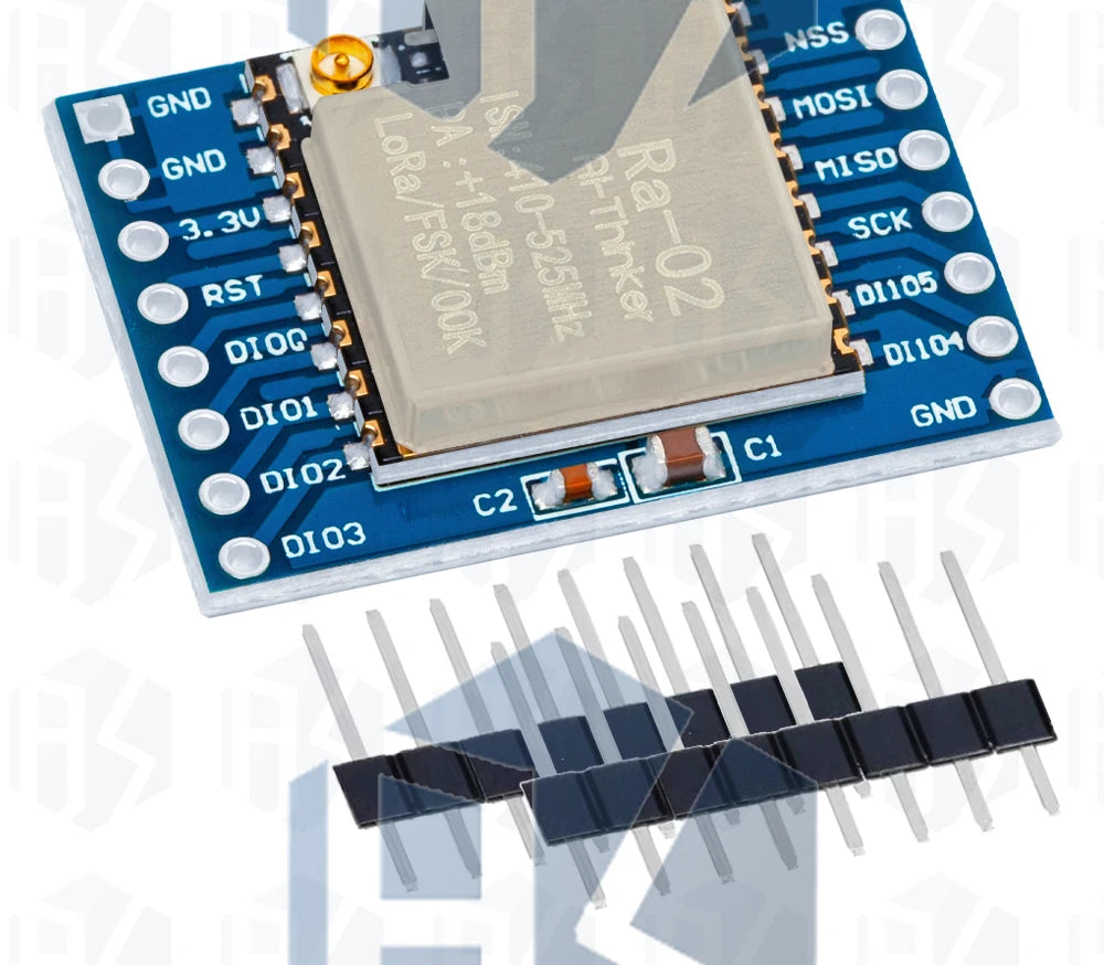 433MHZ SX1278 LoRa Module 433M 10KM Ra-02 Wireless Spread Spectrum Transmission Board 2.4G IPX Antenna for Smart Home