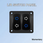 ARROWS 6Pin (ON)-OFF-(ON) DPDT Momentary Switch12V UP/DOWN Polarity Reverse Rocker Switch for ARB/Carling/NARVA Replace