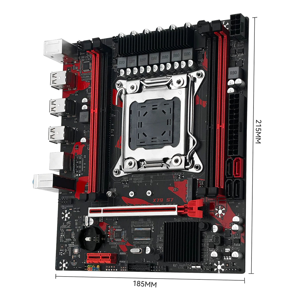 MACHINIST X79 Motherboard S7 LGA2011-3 Xeon Kit E5 2689 CPU Processor and DDR3(2x16gb)32gb 1866MHz Memory NVME/SATA M.2 M-ATX