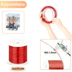 1-3Roll 50g Red Polyurethane Enameled Coppers Wire Varnished Diameter 0.1mm To 1mm For Transformer Wire Jumper 650meters-7meters