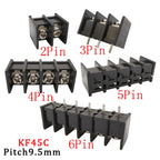 10Pcs KF45-9500 9.5mm PCB Screw Terminals Block Connector 9.5mm Pitch 2/3/4/5/6Pin Straight Pin Barrier Terminal Block Connector