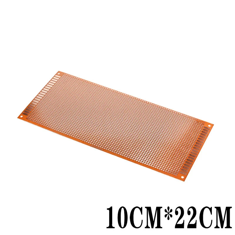 2.54mm Pitch Bakelite Universal Perfboard Stripboard Multipurpose Prototype Circuit Board Easy Soldering Single Sided DIY
