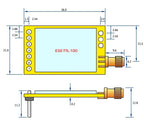 SX1278/SX1276 wireless module | 433MHZ wireless serial | LORA spread 3000 m | UART interface