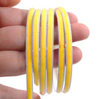 3mm 5mm 8mm PCB COB LED Strip Light 5V 12V 24V 320LEDs/m High Brightness Flexible Tape Warm Natural White Red Green Blue 0.5m 5m