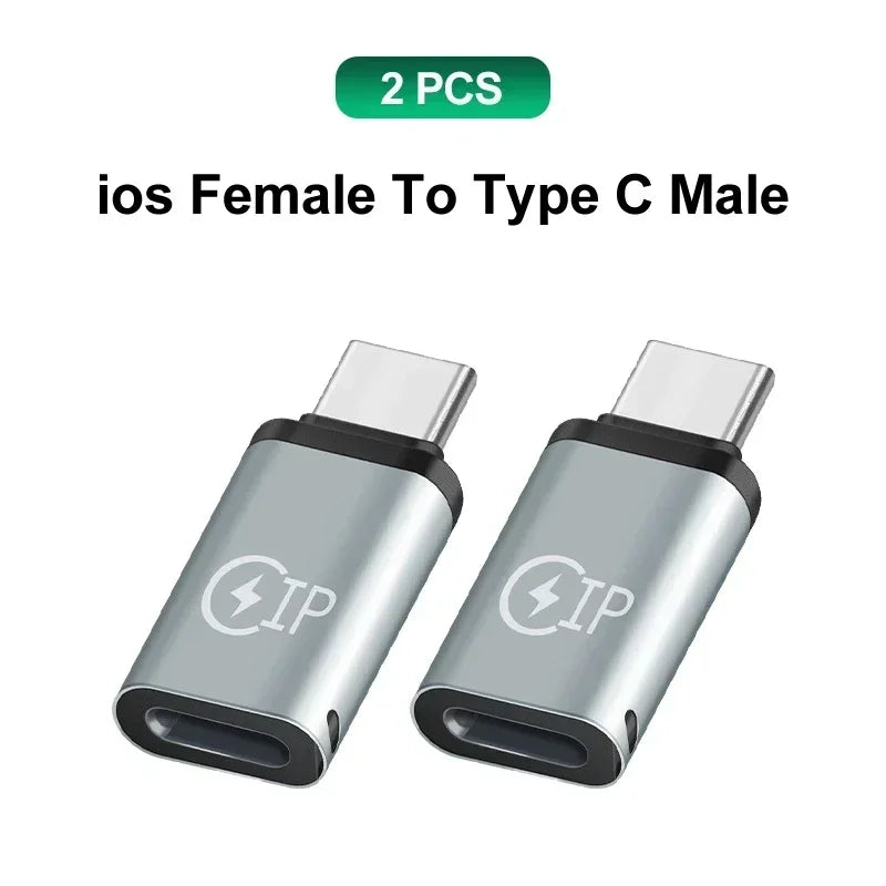 USB C Adapter Type C To Micro To Mini USB Female Converters for IPhone 14 13 Xiaomi Samsung for Lightning Male Charger Adapter