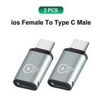 USB C Adapter Type C To Micro To Mini USB Female Converters for IPhone 14 13 Xiaomi Samsung for Lightning Male Charger Adapter