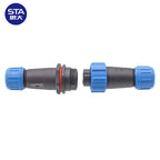Threaded Plastic Waterproof Circular Connector Male Plug Female Socket Cable Connector Weipu SP1310 SP1311 SP1312 SP1313