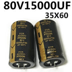 2PCS 80V 15000UF 35*60MM 80V 105° 100V 10000UF 22000UF Audio Power Amplifier Fever Filter Electrolytic Capacitor
