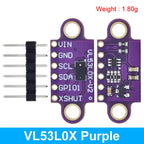 GREATZT VL53L0X Time-of-Flight (ToF) Laser Ranging Breakout 940nm GY-VL53L0XV2 Laser Distance Module I2C IIC 3.3V/5V