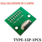 FPC FFC Flexible Cable Adapter Board 0.5mm Pitch Connector SMT to 2.54mm 4P/6P/8P/10P/12P/14P/15P/16P/18P/20P/22P/24P/26P/30P