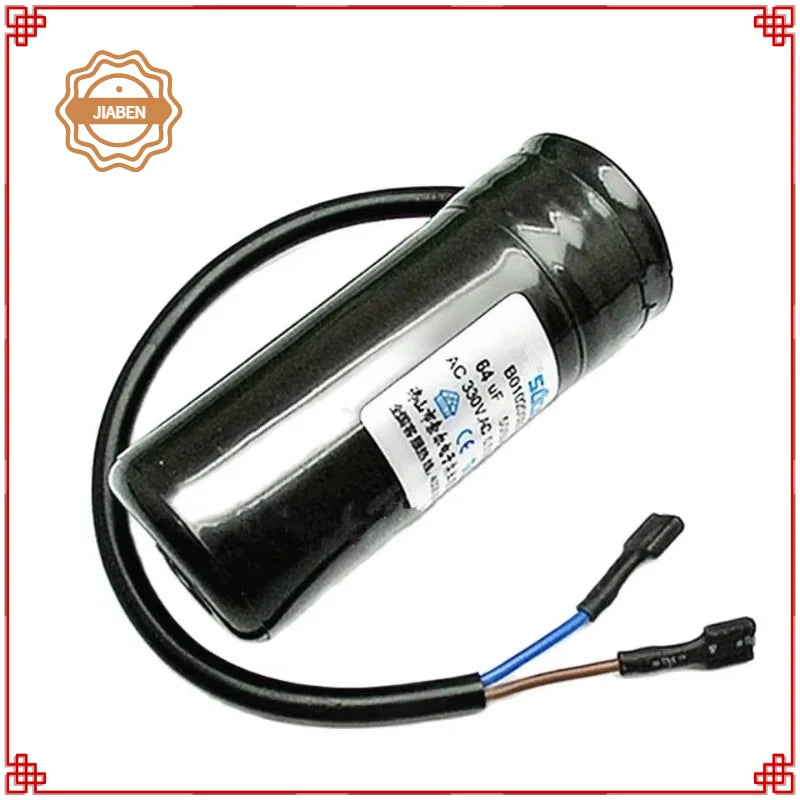 64UF 330V Compressor Starting Capacitor New Replacement For Refrigerator Fridge Repair Spare Accessories