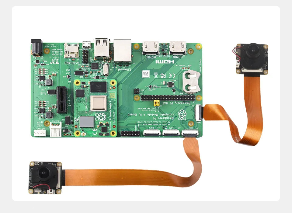 Raspberry Pi 5 CSI Camera FPC Flexible Cable 22Pin To 15Pin, Options 200/300/500mm