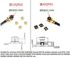 5PCS-2Pcs SMA / RP-SMA Female to IPX1 IPX3 IPX4 IPX5 IPX RF Plug Pigtail Cable for WIFI Board Antenna